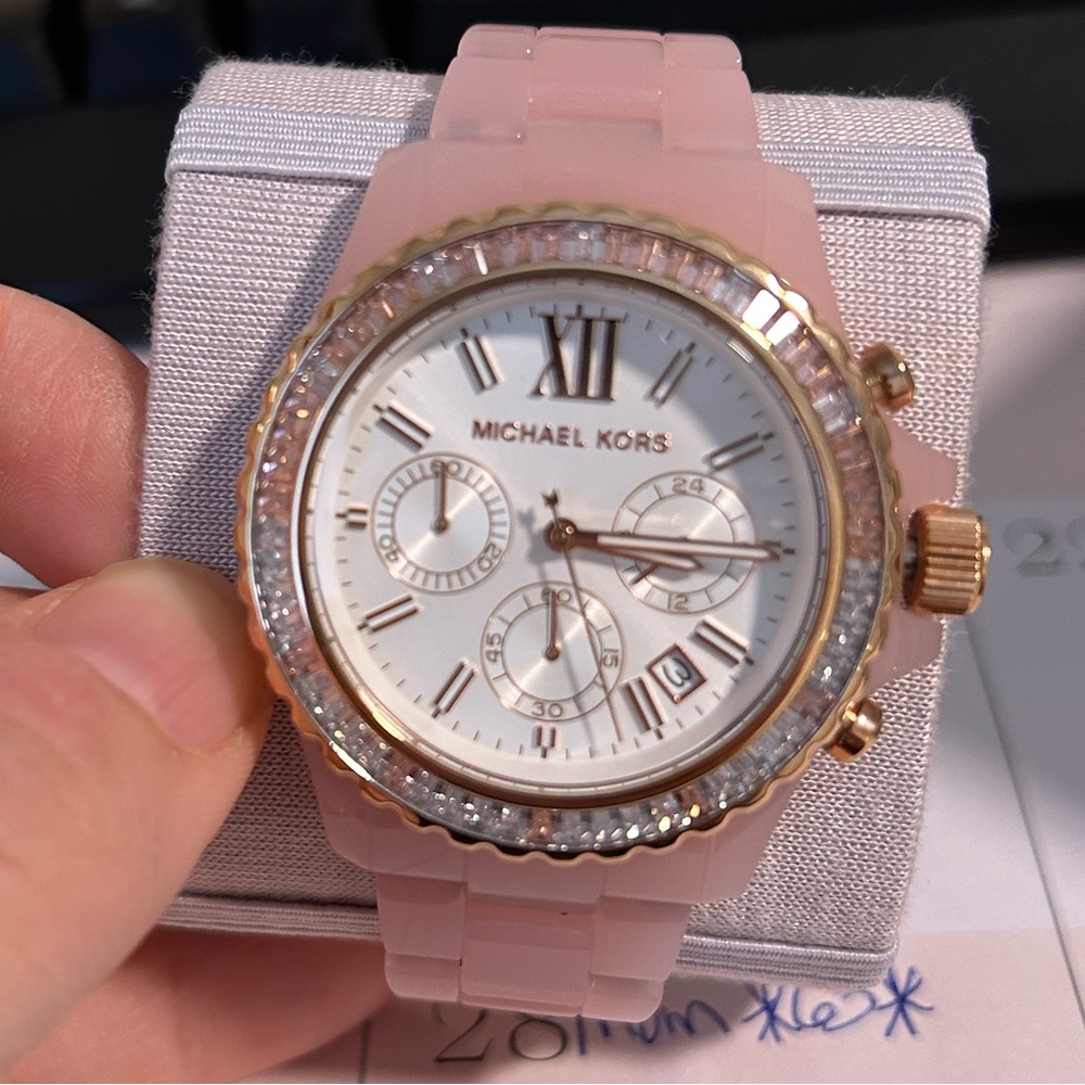 Michael Kors Rose Quartz Acetate Watch